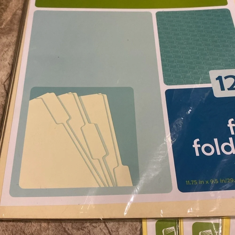 Tab Divider /File Folder Bundle Reinforced NWT Office/School Supplies Teacher